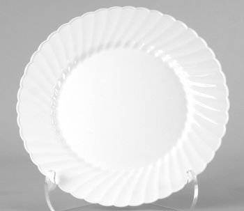 Classicware Plastic Luncheon Plates 9-inch White, 180 per Case Classicware Plastic Luncheon Plates 9-inch White, 180 per Case