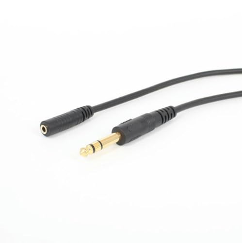 Cable de extensión Jack 6.35mm macho a 3.5mm hembra miniatura 1