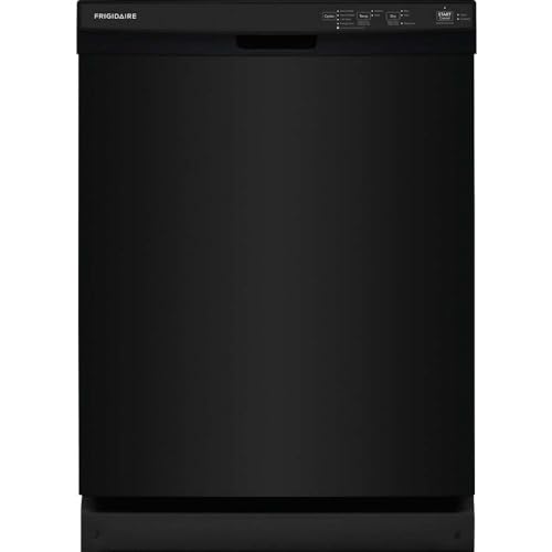 Frigidaire FDPC4314A 24 Inch Wide 14 Place Setting Built-In Front Control Dishwasher with 5 Wash Cycles and MaxDry™ - Black