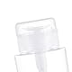 Schieben Sie die Leere Pumpenflasche Nachfüllbar Press Pumpenspender Flasche mit Staubdestem Deckel für Nagellack -Make -up -Entfernerreise (200ML)