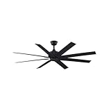 Fanimation Levon Custom Indoor/Outdoor Ceiling Fan DC Motor - Black