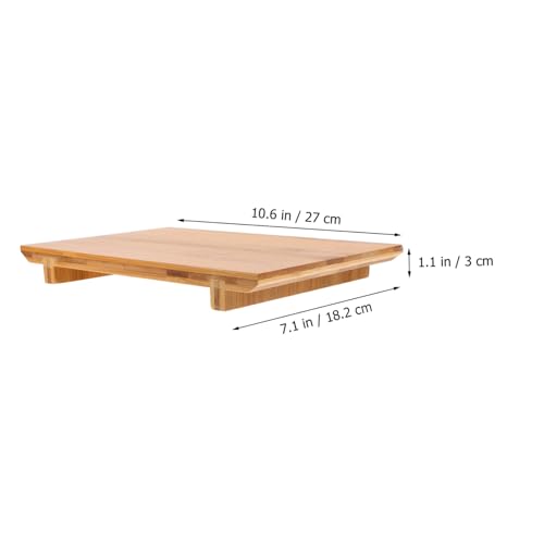Plato Sushi Reutilizable de Bambú para Servir miniatura 5