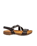 Semelle intérieure en cuir ART Femme 1045 I Breathe Sandale, Nappa Noir, 41 EU