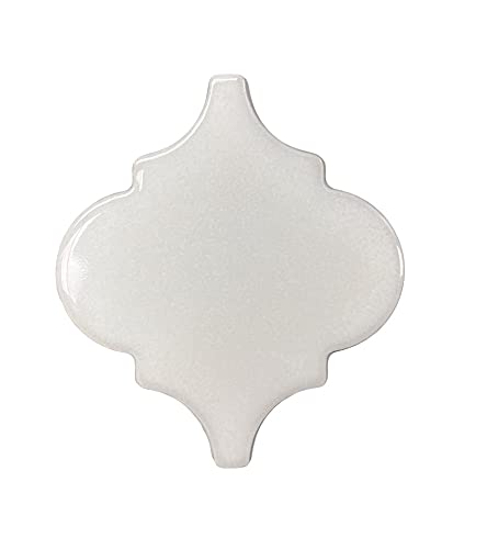 Arabesque Lantern 5 in. Glazed Single Craft Porcelain...
