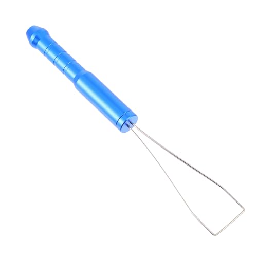 Tofficu Tastenkappenabzieher für Mechanische Tastaturen Leichtes Tastaturzubehör mit Robustem Griff Kompakt und Tragbar Praktisches Werkzeug für Reinigung und Austausch Blau