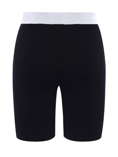 Jugaoge Kids Girls Athletic Shorts Number Print High Waist Stretchy Biking Shorts Workout Running Gym Shorts4