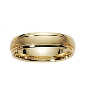 Alliance Mariage 5 mm scellez votre amour avec l'Or Jaune 9 carats PAELYS précieux
