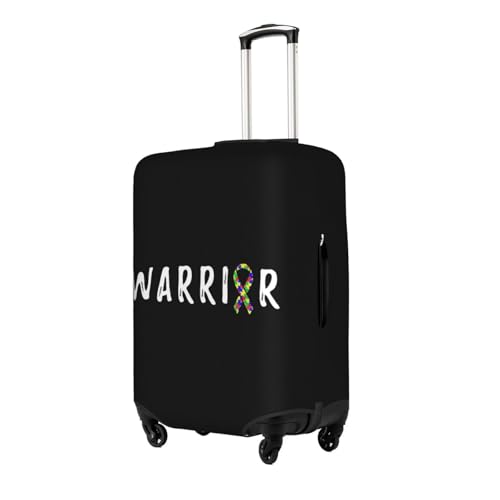 Travel Luggage Cover Warrior Autism Awareness Fashion Washable Baggage Suitcase Protector Fit For Luggage Large2