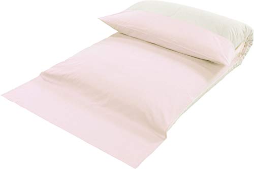 横浜寝具工場 日本製 シングル敷き布団用 ポケットシーツ 105×230cm ライトピンク