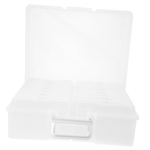 TIDTALEO Elegant Photo Storage Box 4x6 Inches Photo Organizer Storage Box Case for Greeting Cards Easy to Use