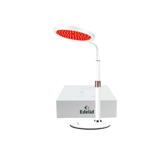 Edelid: Lampara luz roja nocturna Melatonina-Terapia que Mejora Piel Descanso Lesiones y Vitalidad-Luces led trabajo bebe lectura-Promueve Magnesio Colageno VitaminD y Hierro-Despertador solar y mas