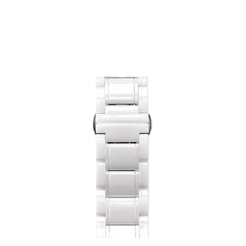 Bracelet de montre en céramique YINGO or rose noir blanc pour homme femme 19mm