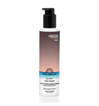 SOLARIUM TOTAL BRONZE Solarium Latte Super Abbronzante Corpo 200ml