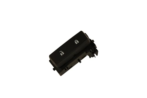 GM Genuine Parts 15804093 Ebony Driver Side Door Lock Switch with Blue Lagoon Backlighting
