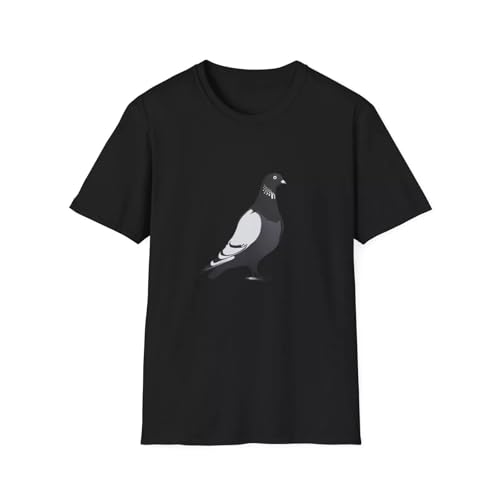 AbER34e Staple Pigeon Graphic Logo Black Tee Mens T-Shirt Short Sleeve Crewneck