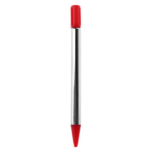 Image of Metal Short Adjustable Styluses Pens for 3DS DS Extendable Stylus Touch Pen Replacement (Metal Red)
