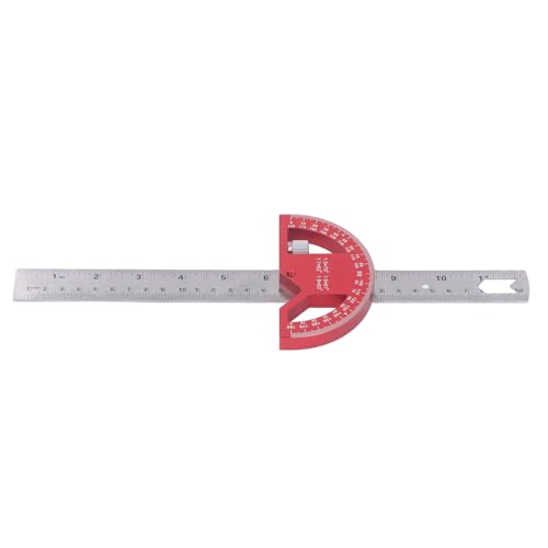 Regla de ángulo para carpintería de aluminio y acero inoxidable miniatura 4