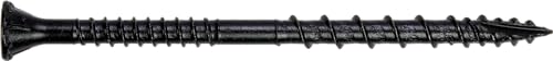 Simpson Strong-Tie Tornillo Deck-Drive DSV para Madera Exterior - #10 x 3 pulgadas T25, Cabeza Plana con Nibs, Roscas de Bajo Torque, Quik-Guard, Negro (Caja 210 Piezas) miniatura 3