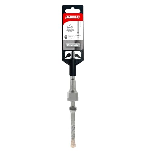 Diablo SDS-Plus Core Cutter Extension - Ideal for Concrete, Brick, and Block Coring, Fast Cutting, and Maximum Durability - 7’’ Length - DMAPLCC1950 by Diablo - Image 2