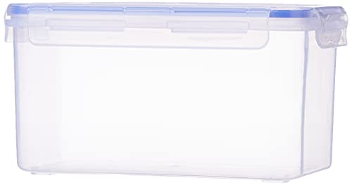 Image of ARISTO Lock & Fresh 222 Plastic Storage Container For Storing grains, pulses, rice, wheat etc- 2250 ML, Transparent Clear, large (LOCK&FRESH222) (22.5 x 13.5 x 12cm)
