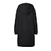 Oversized Hoodies for Women Zip Up Knee Length Tunic Sweatshirts Casual Long Sleeve Spring Hooded Jackets with Pocket