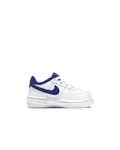 Air Force 1 Toddler - White, Deep Royal Blue, University Red by Nike2