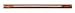 Erico Products 615860UPC Bonded Ground Rod, 5/8-Inch by 6-Feet