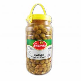 La Pedrereña Aceitunas Partidas Verdes Aliñadas - 2930g
