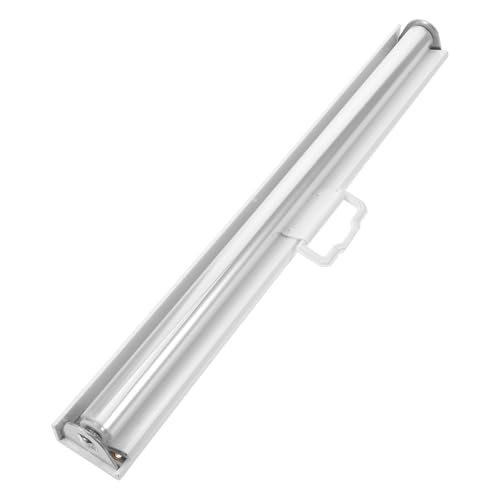 NUOBESTY Cortina para armarios: Rollo de cortina de PVC transparente para refrigerador y congelador - Aislamiento para puertas enrollables - Cubierta para estantes de armarios fríos 45 cm x 3 m