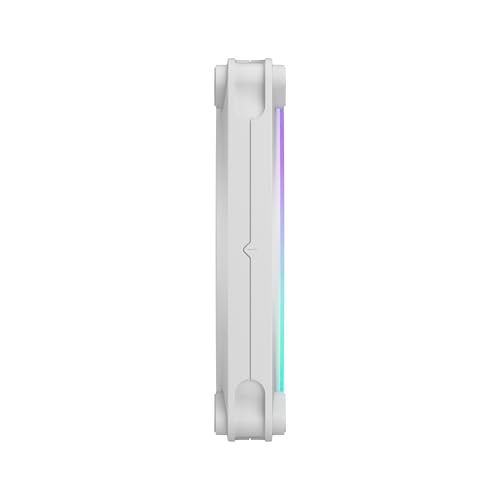 Image of Fractal Design Momentum 14 RGB - Silent PC Case Fan-140 mm - ARGB Gen 2-20 LEDs-Liquid Crystal Polymer LCP Blades-FDB Fluid Dynamic Bearing-Cooling Performance-Powerful Airflow-Quiet Operation-White