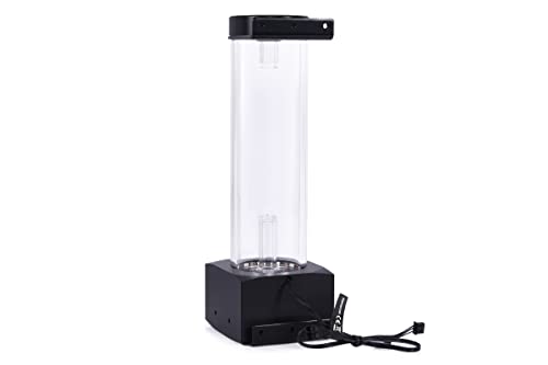 Depósito acrílico Alphacool Core 200 Aurora con iluminación ARGB integrada 3