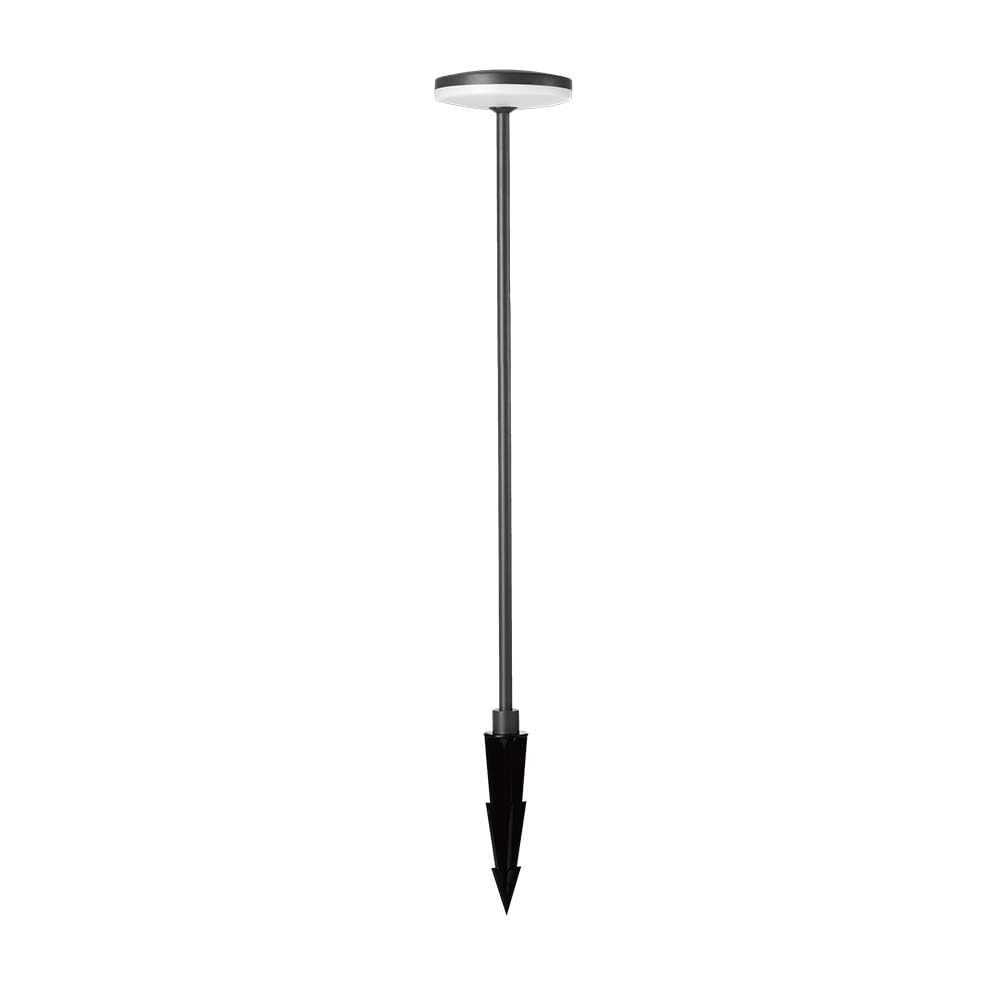 V-TAC Illuminazione per esterni, luci da giardino, IP65, alloggiamento antracite, 12 Watt, 1135 lumen, 3000 K