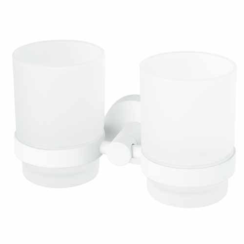Preisvergleich Produktbild Haceka Kosmos White 1145587, Doppelglashalter