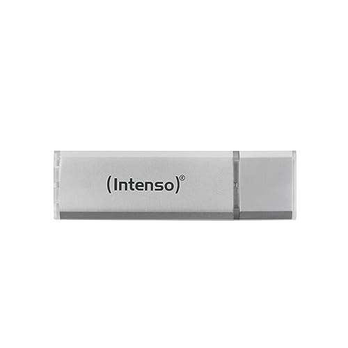 Intenso Alu Line - Chiavetta USB da 16GB - Pendrive USB 2.0, Argento