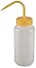 Wash Bottle, Standard Spout, 32 oz, Yellow