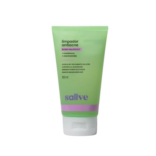 Sallve Limpador Antiacne 150Ml - Ácido Salicílico