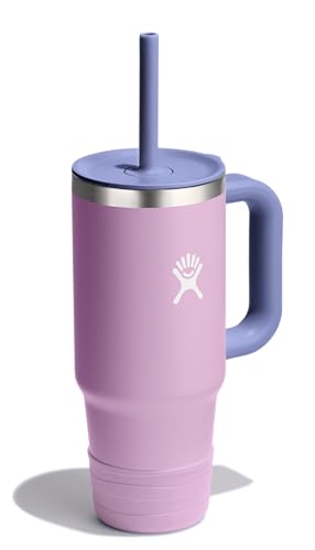Hydro Flask Kids Tumbler for School - Stainless Steel and Insulated with Straw Cap - 24 Oz in Anemone Purple - image 2