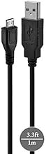 USB cable for Sony Cyber-shot DSC-WX300, DSC-WX350, DSC-WX500, DSC-WX700, DSC-WX800 Digital Camera - Length: 3.3ft / 1M