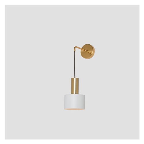 Lámpara de pared moderna para mesita de noche con luz blanca fría y decoración elegante