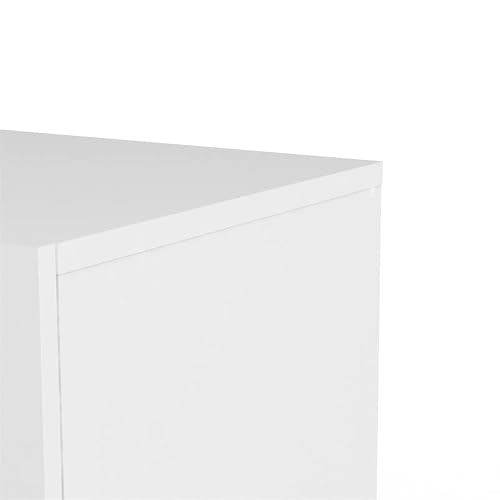 Levan Home Contemporary 4 Drawer Engineered Wood Chest/Bedroom Dresser In White #TOP7