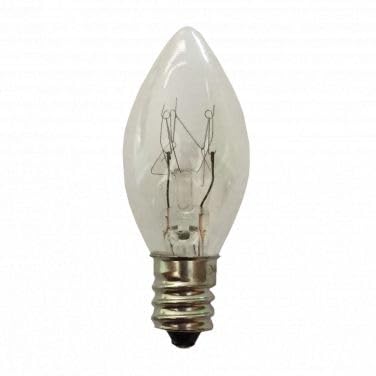 Christmas Bulb 3w 12v E12 Cap Clear Candle Light Bulb