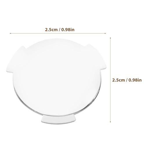 Vr Lenses 0.98 in Light Blocking Winged Biconvex Replacement Lens for DIY 3D Headset Vr Accessories Compatible with Smartphones Consoles and Computers 20 Pack