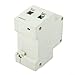 Residual Current Circuit Breaker MCB RCCB RCD Type A/AC 30mA DPNL RCBO 10-63A C Curve Tripping Flame Retardant Electrical Housing for AC222V Protection, 4.5kA Breaking Capacity(A -10A)