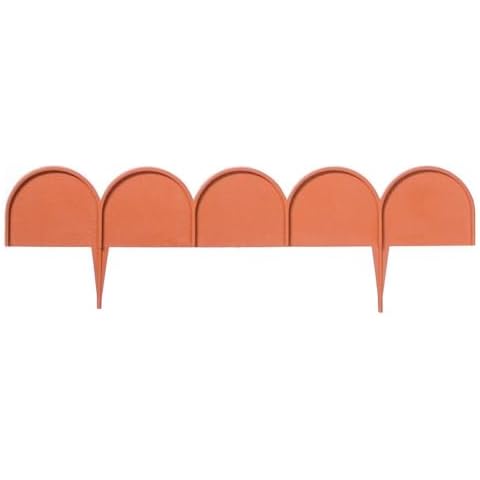 Prosper Plast IKRA-R624 Terracotta Garden Line Fence Cover