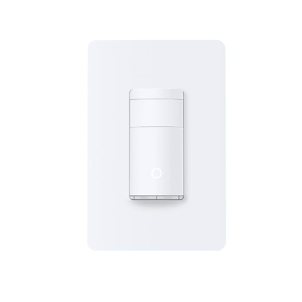 Kasa Smart Motion-Activated WiFi Interrupteur de variateur par TP-Link (KS220M) - Smart Détection des mouvements, WiFi Light Switch fonctionne avec Alexa et Google Assistant, Pas de Hub requis, Blanc