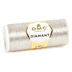 DMC - Diamant Metalizado mono hebra | Punto de cruz - Bordados tradicionales | 35 m - 14 colores