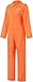Lizxun Womens Orange Prisoner Halloween Cosplay Costume Men Escaped Jail Jumpsuit Inmate Uniform Roleplay Dress Up (Women Orange, L)