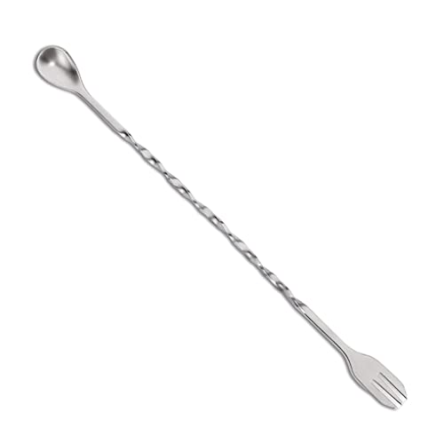 Palillo de acero inoxidable para mezclar vino, portátil, restaurante, cafetería, bebida, utensilios de trituración de hielo, accesorios para mezclar, cuchara