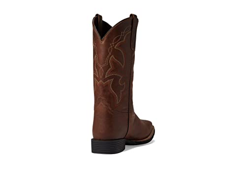Image of ROPER Mens Monterey Embroidered Square Toe Pull On Casual Boots Mid Calf