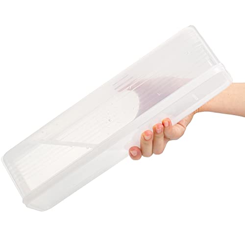 Zenfun Set Of 6 Pasta Storage Containers With Lid, Airtight Spaghetti Noodle Holder Rectangular Chopstick Storage Box Sealed Noodle Canisters For Refrigerator, Kitchen Pantry, 3 X 12 X 3 Inches #TOP3